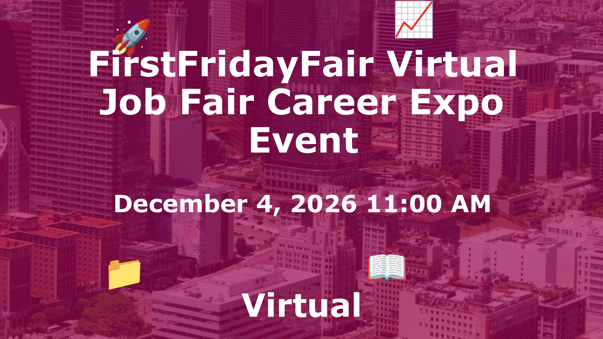 FirstFridayFair Virtual Job Fair Career Expo Event event image